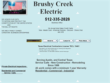 Tablet Screenshot of brushycreekelectric.com